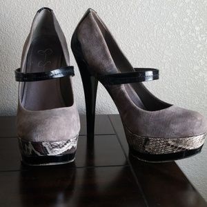 Jessica Simpson Snake Heels